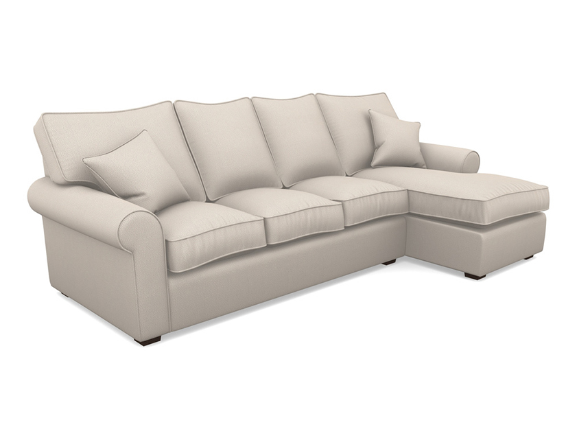 Upperton Chaise RHF in Two Tone Biscuit